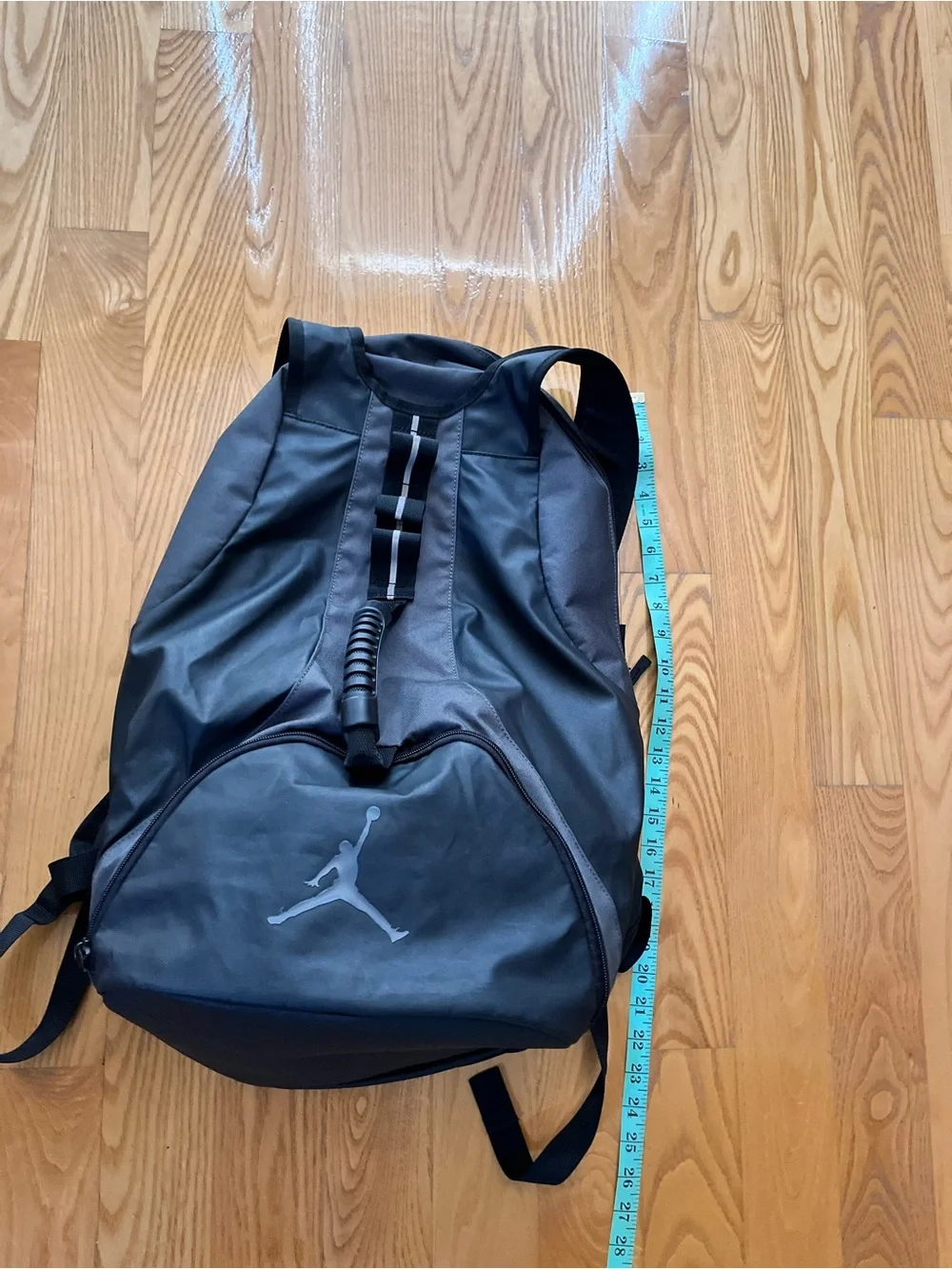 Jordan vintage Black and Gray Men’s Backpack with Jumpman Logo